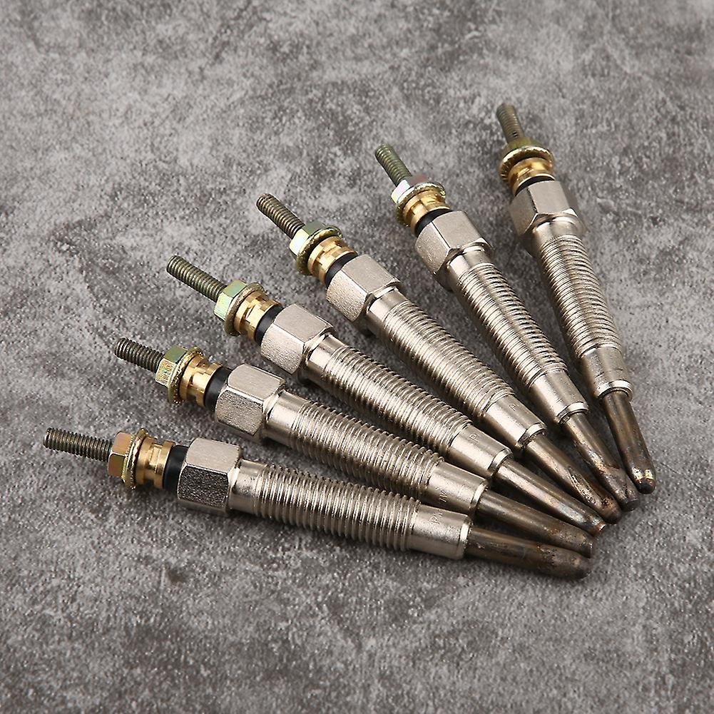 6pcs/set Diesel Heater Glow Plugs For Nissan Patrol (y60) 4.2 Diesel