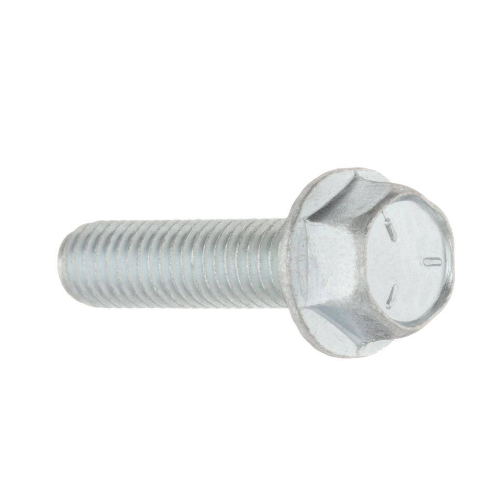 Everbilt 38 in.-16 x 1-12 in. Zinc-Plated Hex-Head Serrated Flange Bolt 804148