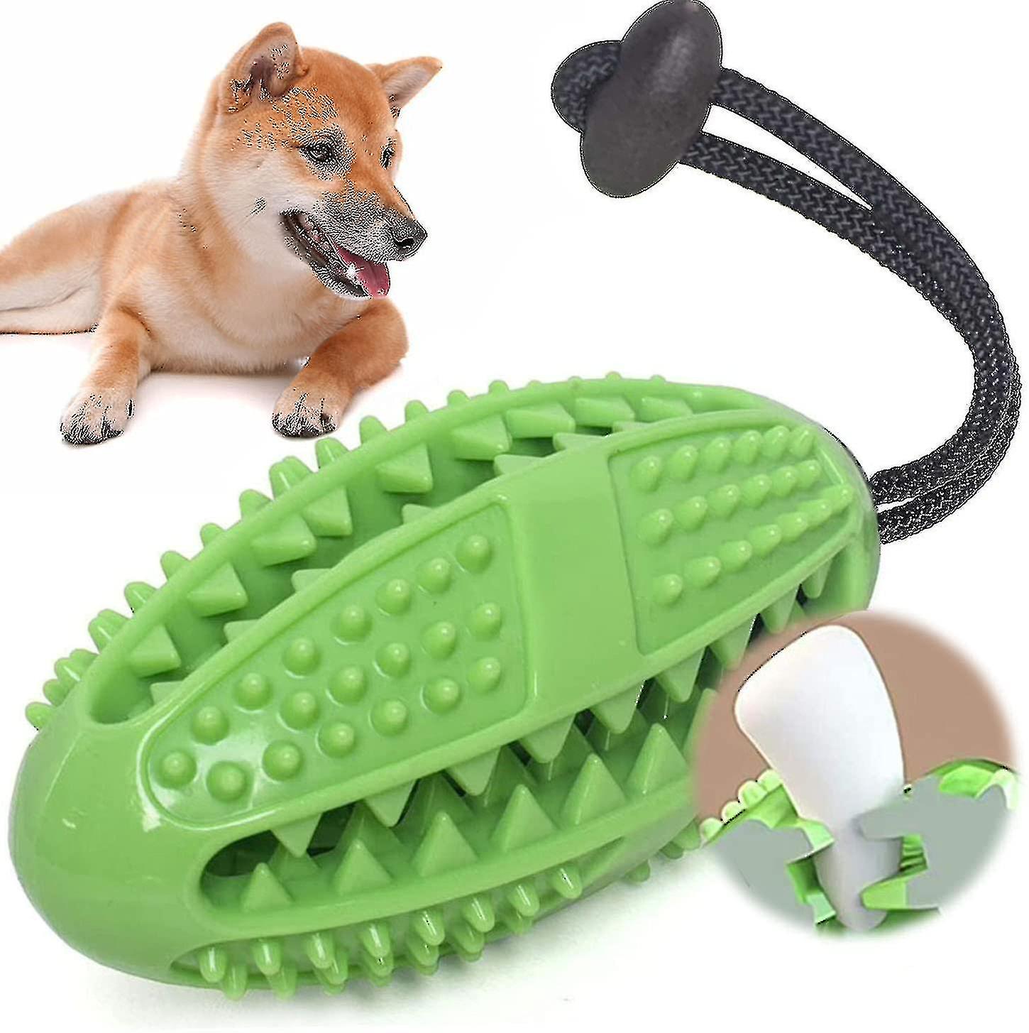 Toothbrush Stick Ball Treat Dispenser For Dogs Puppies Dental Care