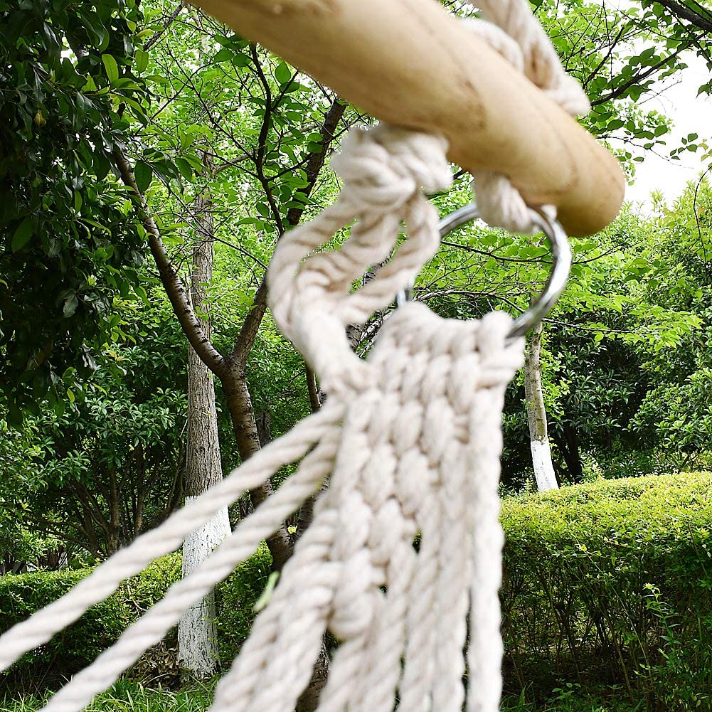 Colorful Indoor Outdoor Hanging rope hammock chair swing seat Multi-color,stand is not include