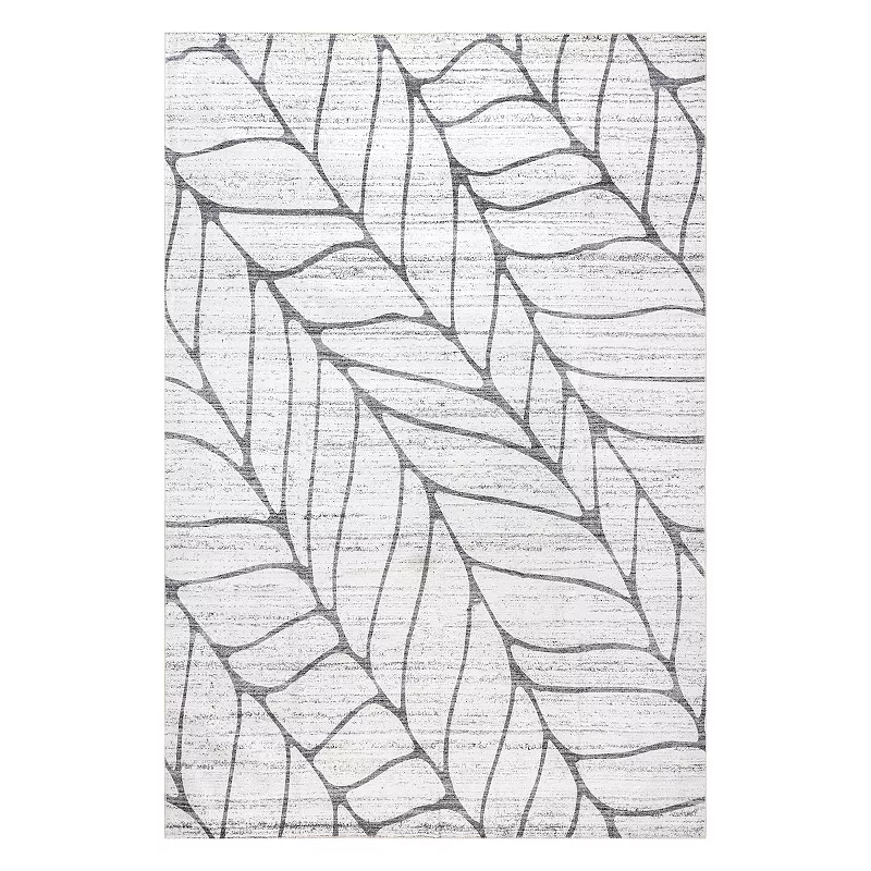 nuLOOM Lanette Abstract Leaves Area Rug