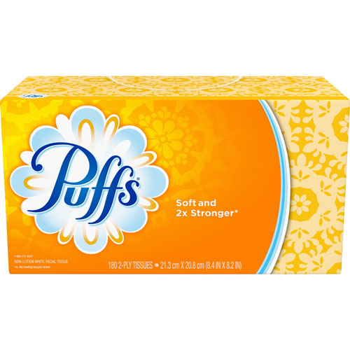 Procter and Gamble Puffs Basic Facial Tissue - 1 Ply - 8.50