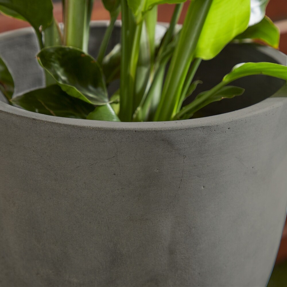 Fiber clay Contemporary Planter