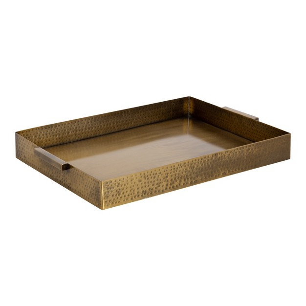 Kate And Laurel Praxis Wood Tiered Tray