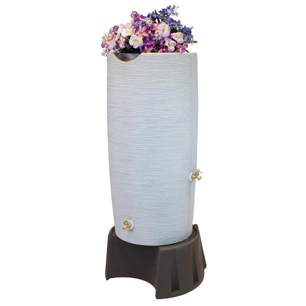 Good Ideas Rain Wizard Sturdy Stand 50 Gal. Oak Rain Barrel RW-UNI002-OAK