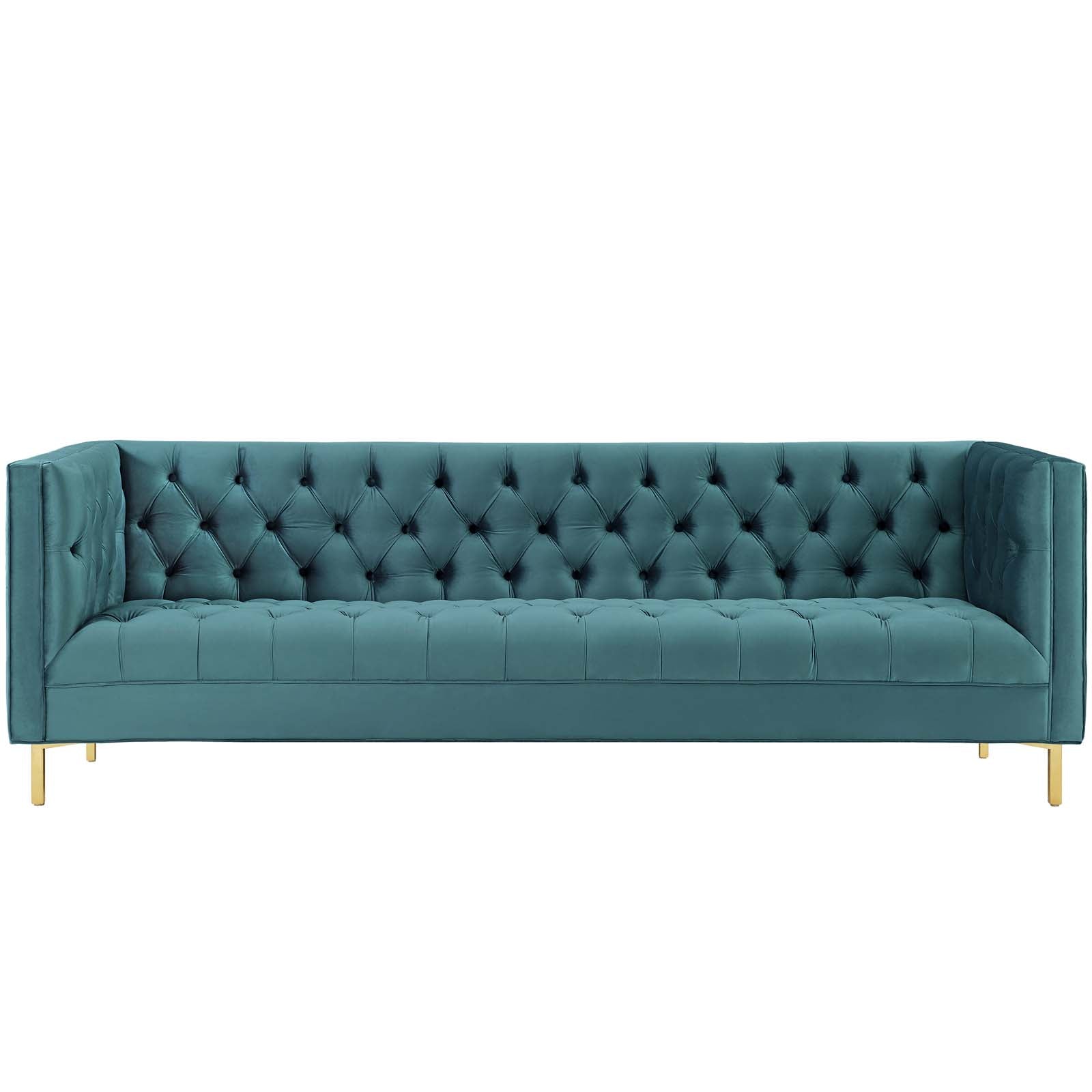 Delight Tufted Button Performance Velvet Sofa-EEI-3455