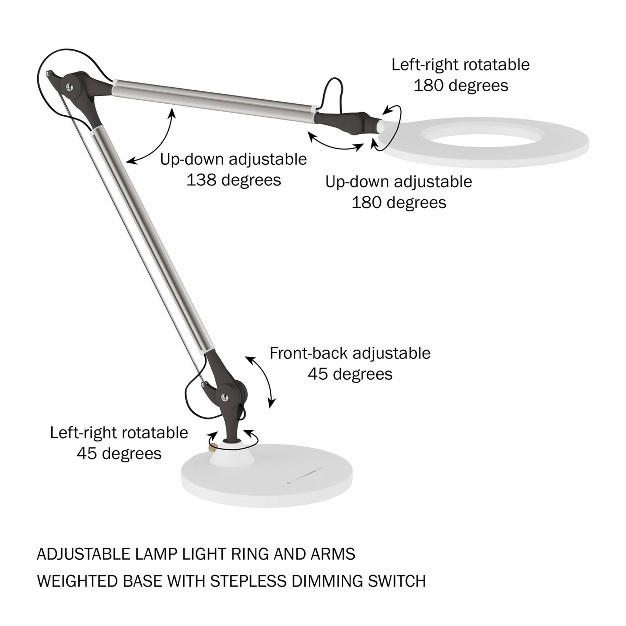 Hastings Home Swing Arm Desk Lamp