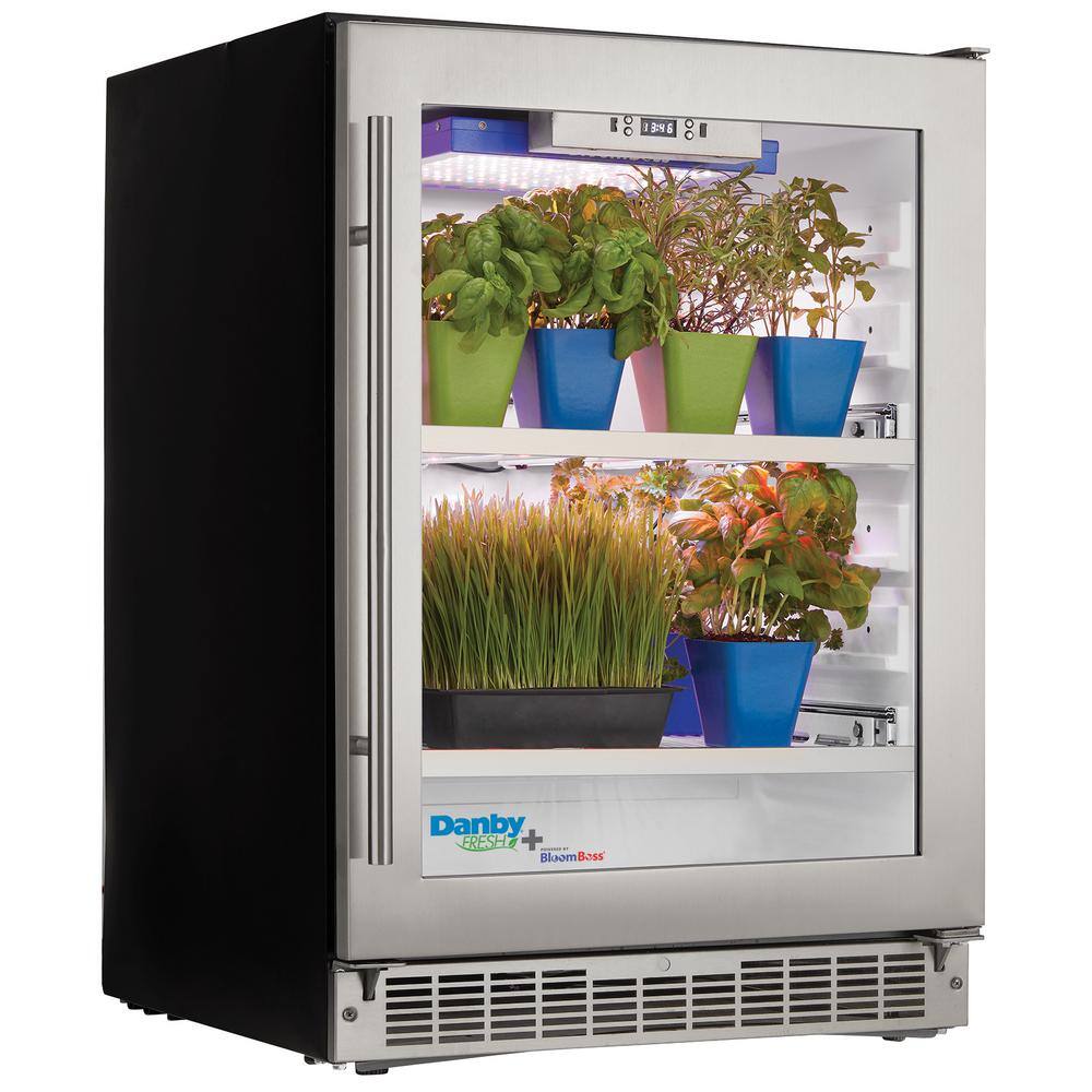 Danby 5.8 cu. ft. Herb Grower with 32-Watt LED BloomBoss Lighting DFG58D1BSS