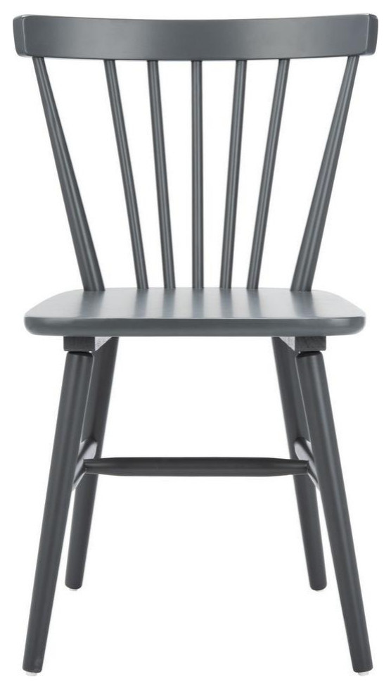 Horace Spindle Back Dining Chair  Set of 2  Gray   Midcentury   Dining Chairs   by Rustic Home Furniture Deco  Houzz