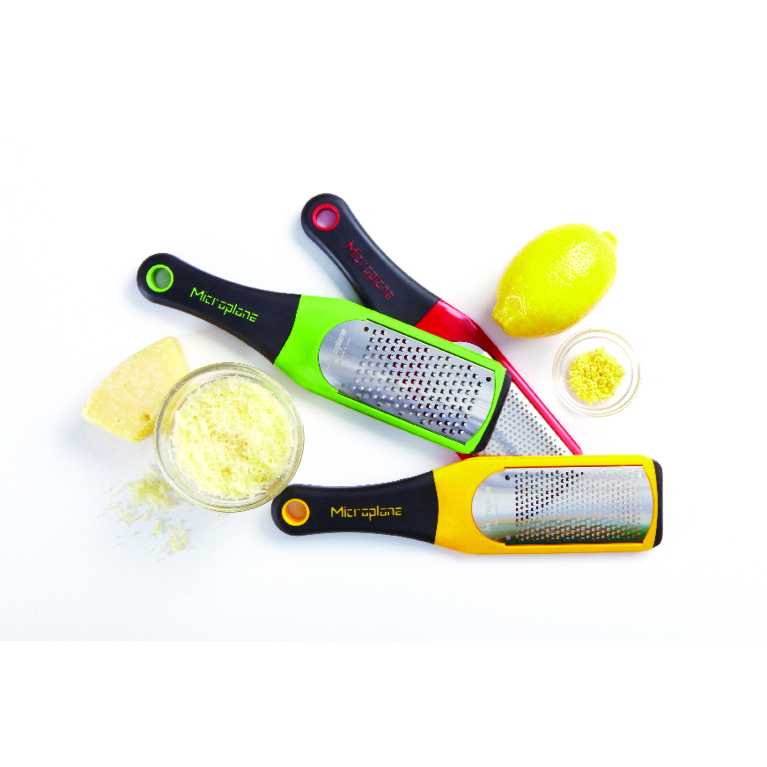 Microplane Assorted Colors Stainless Steel Grater