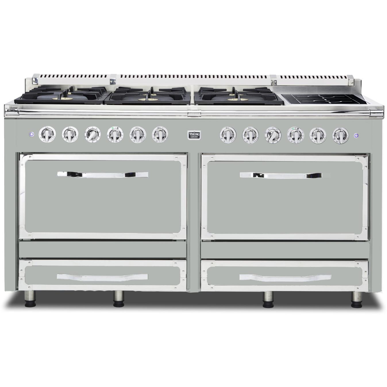 Viking 66-inch Freestanding Dual-Fuel Range with Convection Technology TVDR661-6IAG