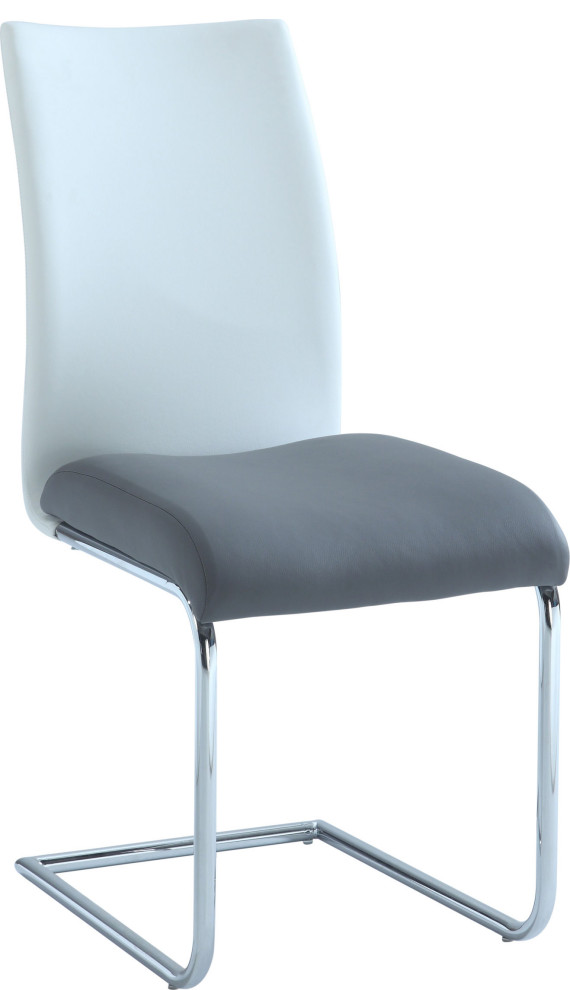 Two Tones Contour Back Side Chair (Set of 4)   Contemporary   Dining Chairs   by HedgeApple  Houzz