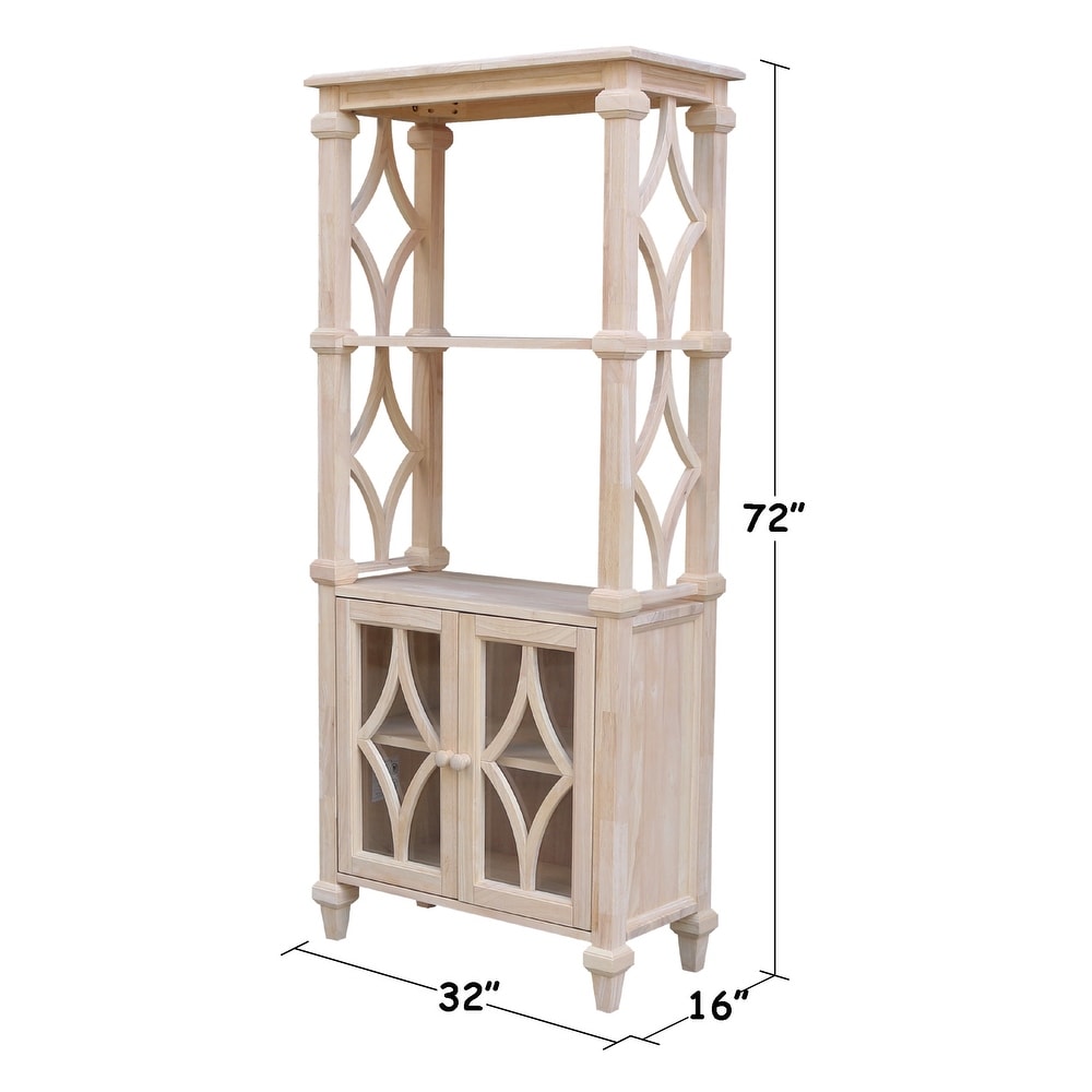 Josephine Solid Wood Bookcase