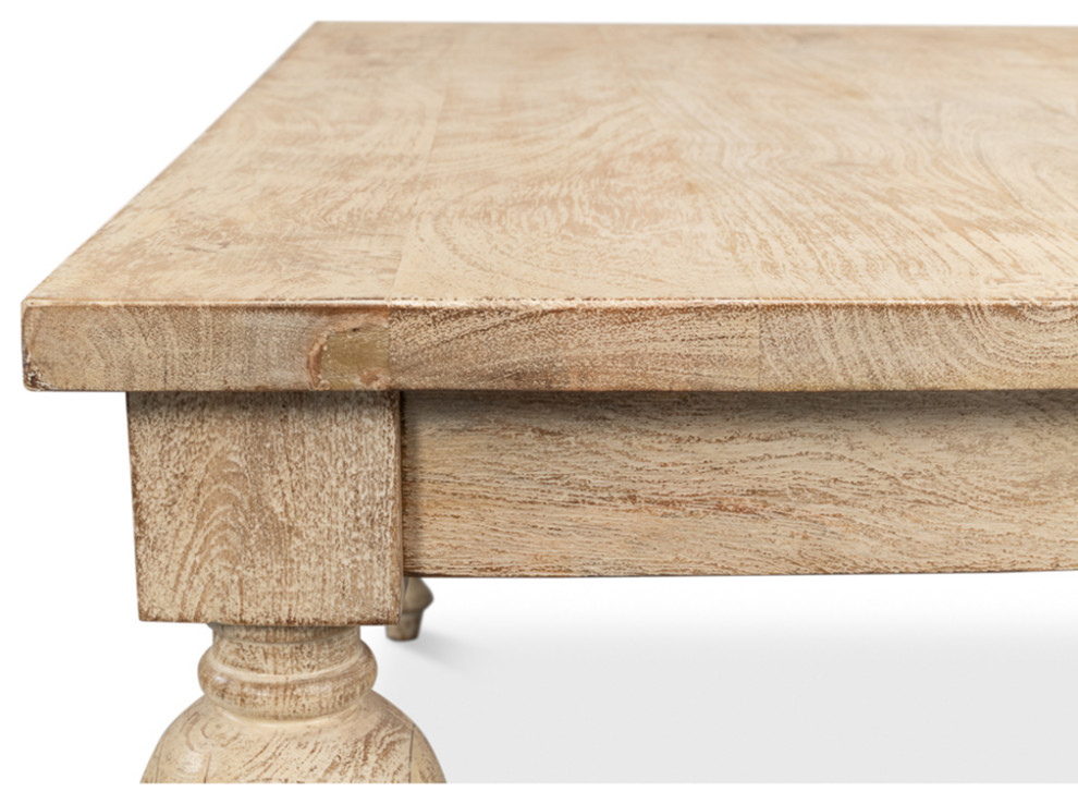 Organic Natural Coffee Table   French Country   Coffee Tables   by English Georgian America  Houzz