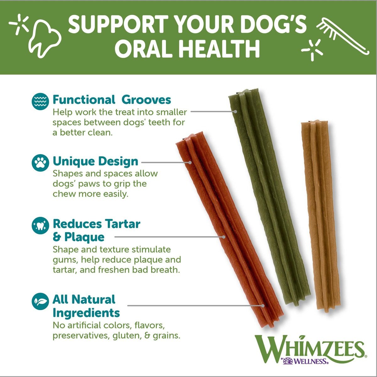 WHIMZEES Stix Grain-Free Dental Dog Treats