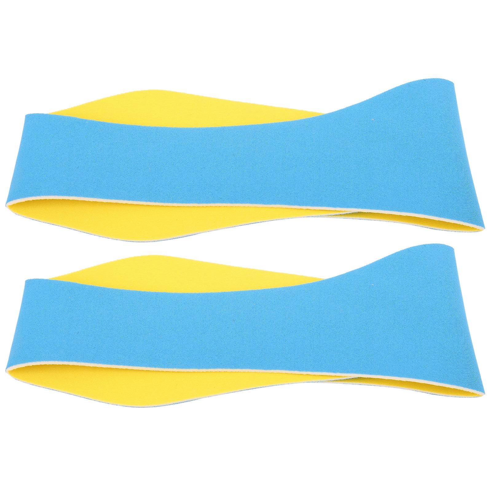 2pcs Waterproof Ear Headband Yoga Hair Band Diving Ear Protection Hair Band For Sportsblue