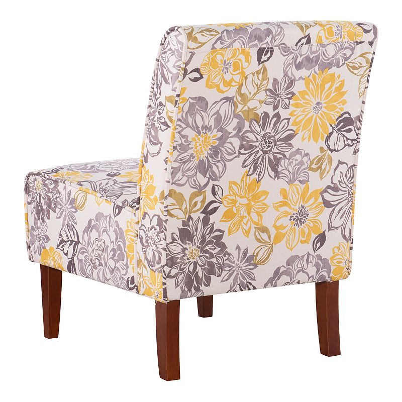 Linon Armeless Accent Chair