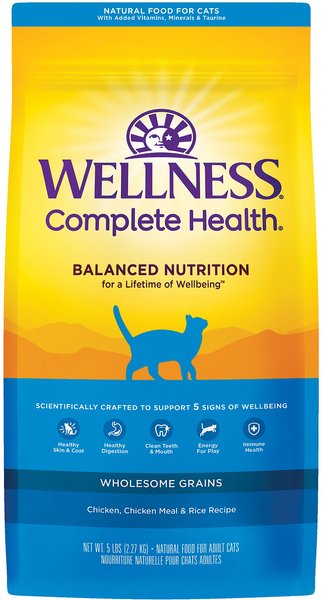 Wellness Complete Health Chicken and Rice Dry Cat Food