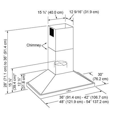 Dacor Ventilation Accessories Duct Kits DHICH