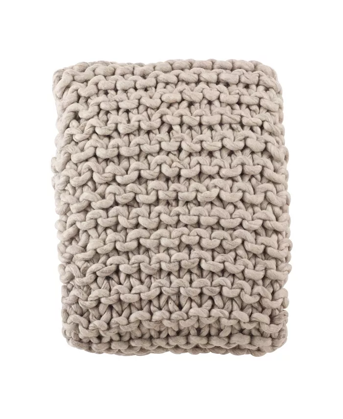 Saro Lifestyle Chunky Knit Throw