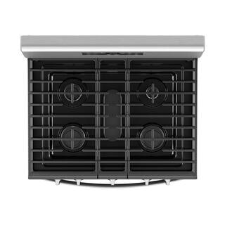 Whirlpool 5 cu. ft. Gas Range with Air Fry Oven in Stainless Steel WFG535S0LS