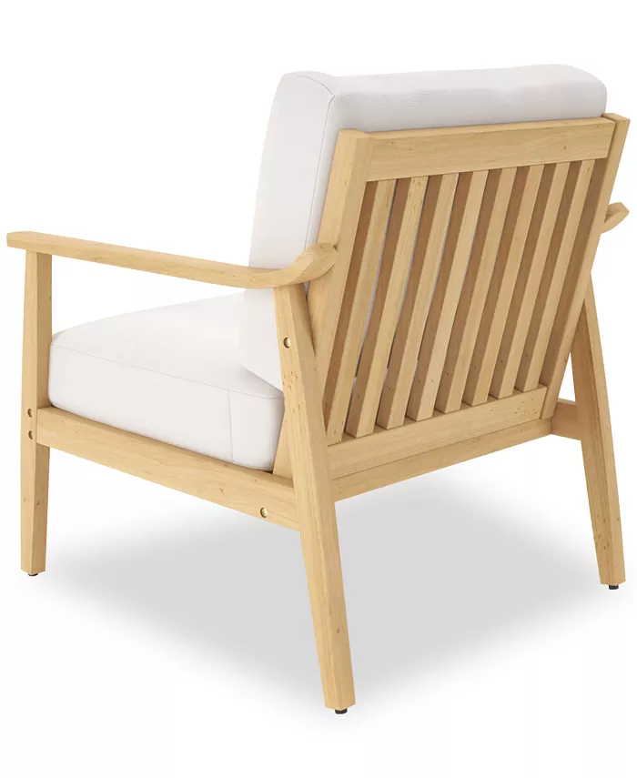 Sunbrella CLOSEOUT! Savona Teak Outdoor Club chair