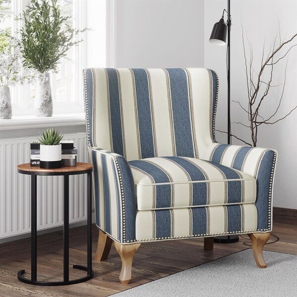 Avenue Greene Terri Transitional Flared Arms Accent Chair