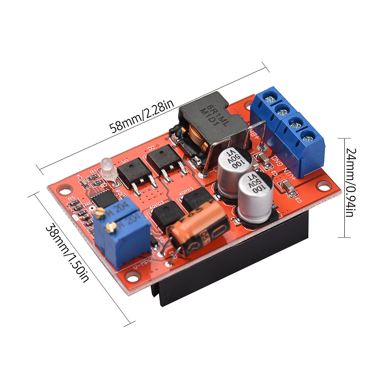 Mppt Solar Panel Controller Module 5a Solar Charging Panel Regulator Battery Charging Pcb Board Simple Mppt Charge Controller For Small System