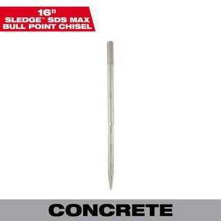 MW 16 in. SLEDGE SDS-MAX Bull Point Chisel 48-62-4250