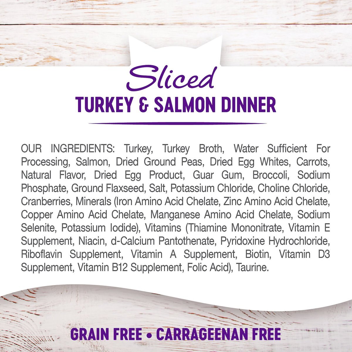 Wellness Sliced Turkey and Salmon Dinner Grain-Free Canned Cat Food