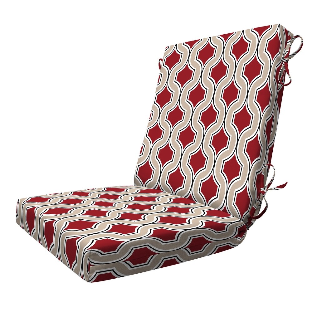 Textured Highback Dining Chair Cushion   21\