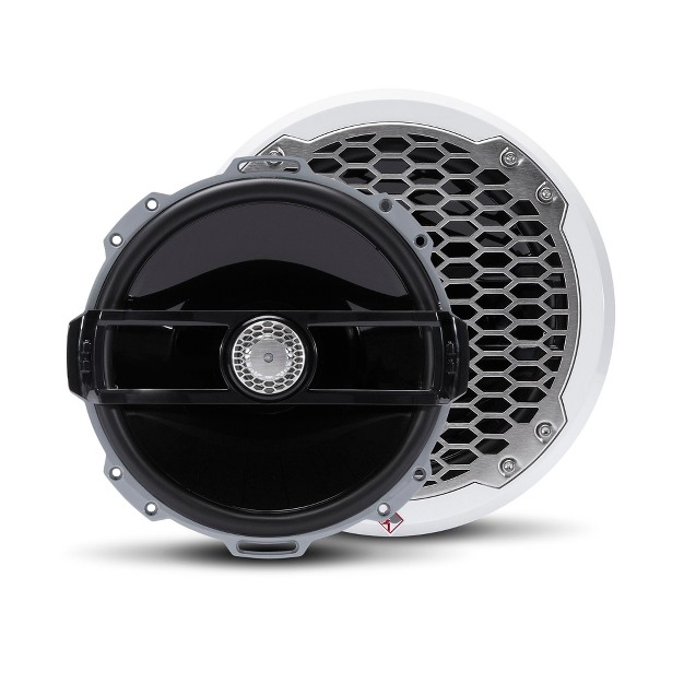 Rockford Fosgate Two Pairs Of Pm282 8 Marine Grade Coaxial Mounted Component Speakers 100 Watts Rms 200 Watts Peak White