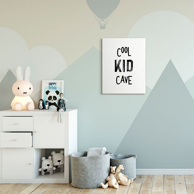 Stupell Home Decor Cool Kid Cave Canvas Wall Art