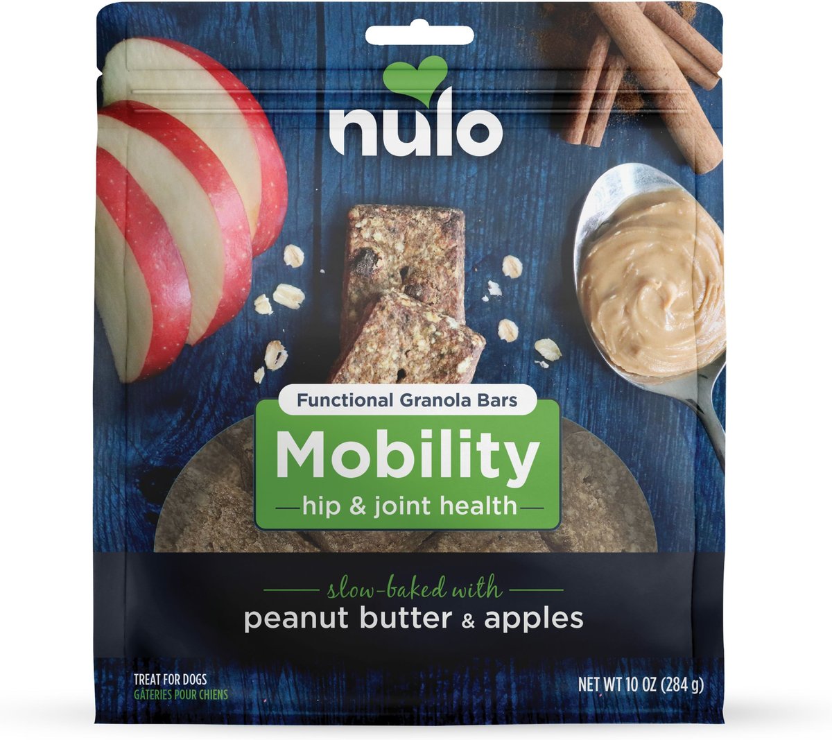 Nulo Functional Granola Mobility Dog Treats， 10-oz bag