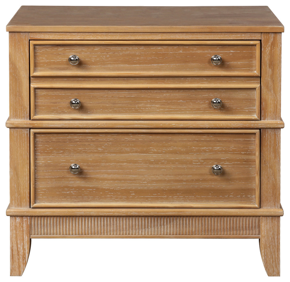 Gewnee Hazel 3 Drawer Hazel 3 Drawer Side Table For Living Room   Modern   Console Tables   by GEWNEE INC  Houzz