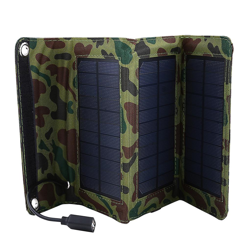 5w 5v Waterproof Foldable Portable Solar Panel Charger Outdoor Mobile Power Bank Usb