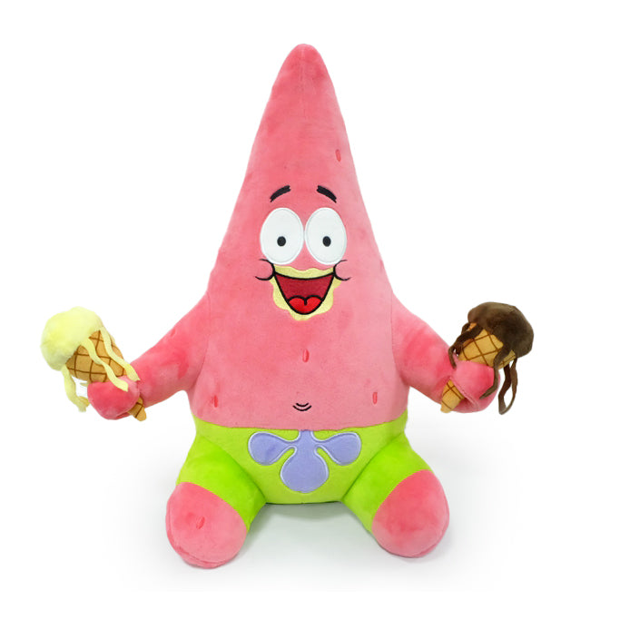 SpongeBob Patrick Star with Ice Cream HugMe Plush by Kidrobot