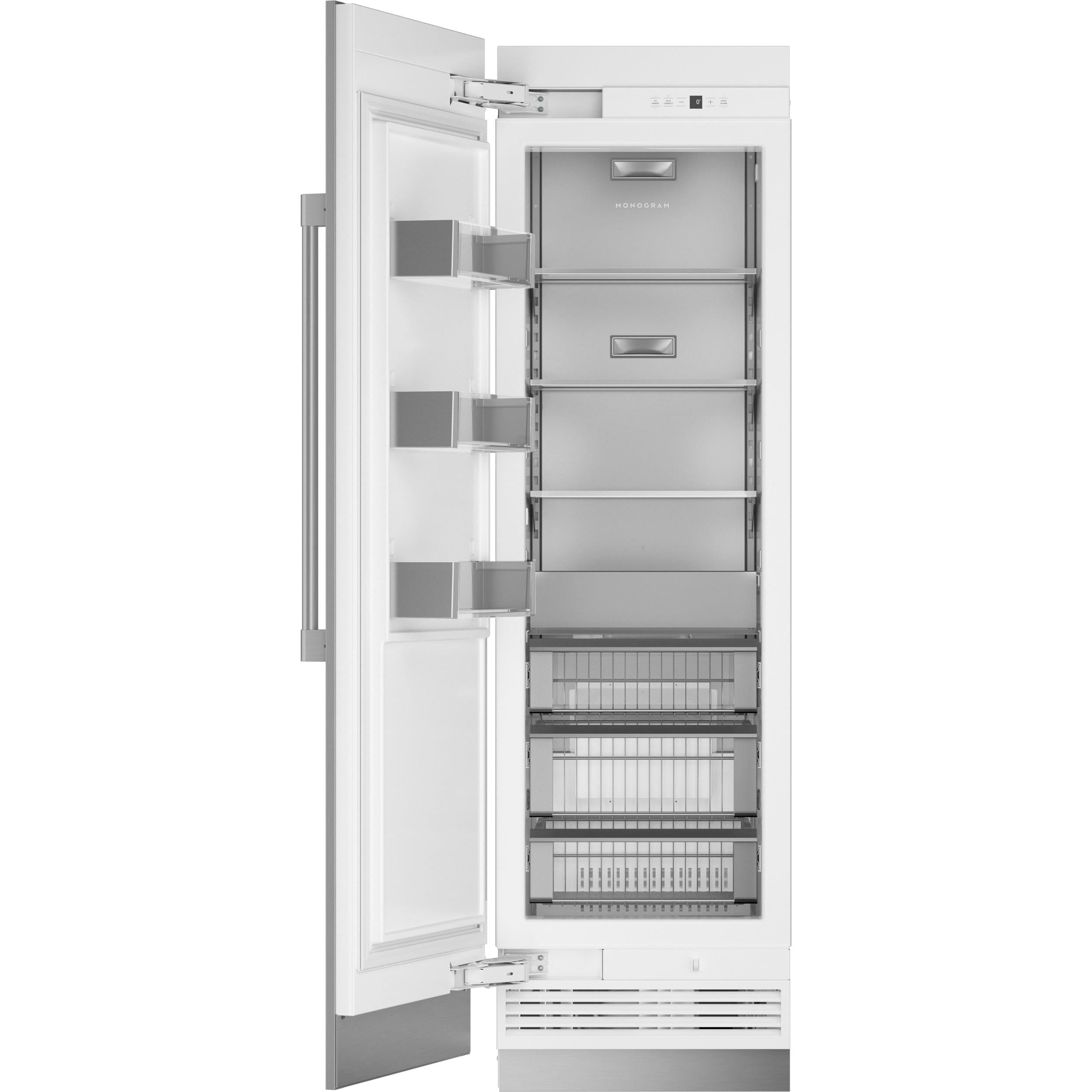 Monogram 12.51 cu.ft. Upright Freezer with Wi-Fi Connectivity ZIF241NBRII