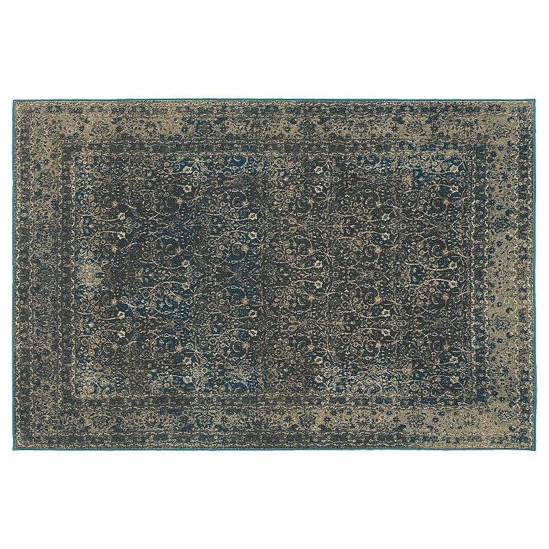 StyleHaven Portia Antiqued Framed Ornate Rug