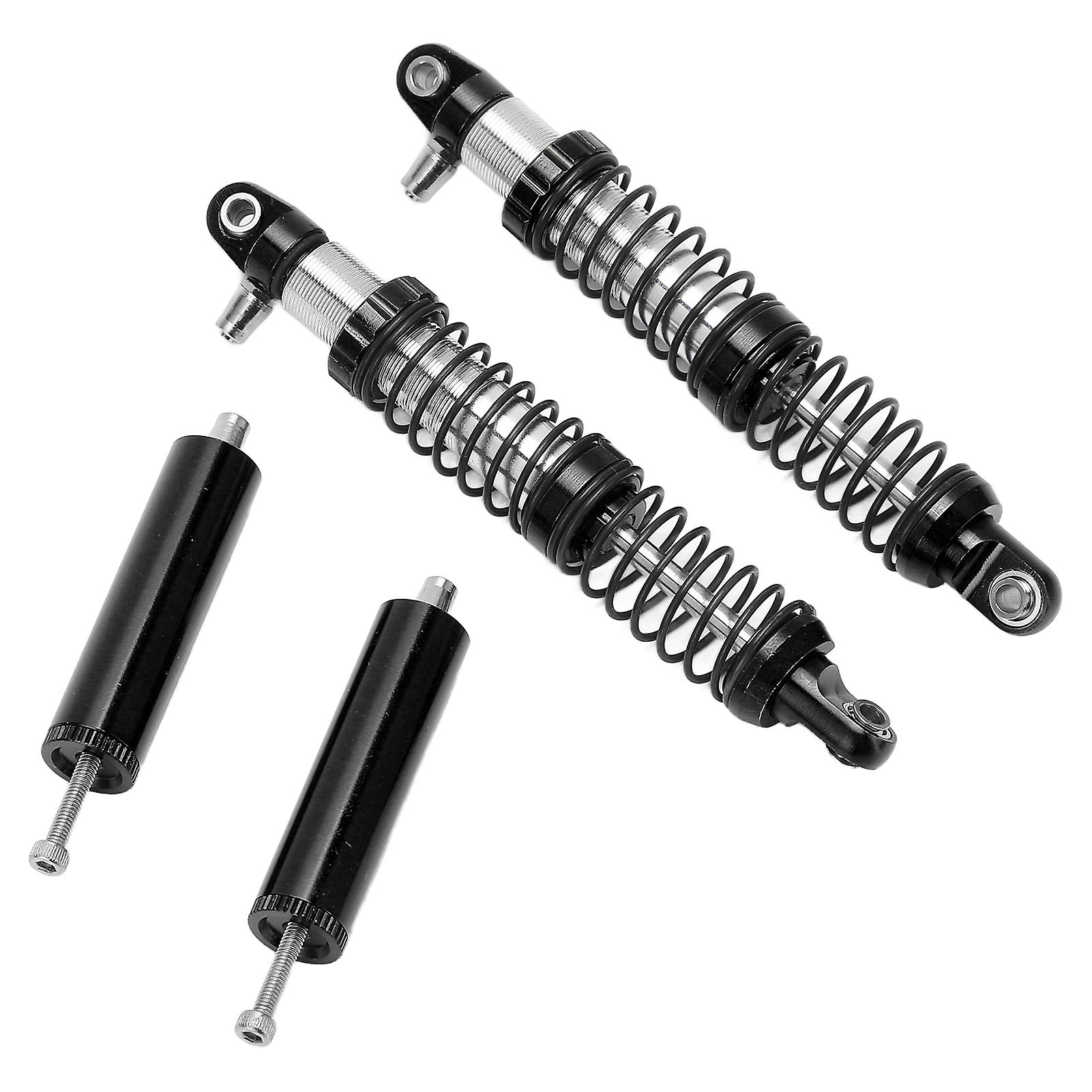 1 Pair Front Rear Shock Absorber Rc Car Upgrade Parts For Axial Scx10 1/10 Remote Control Carblack