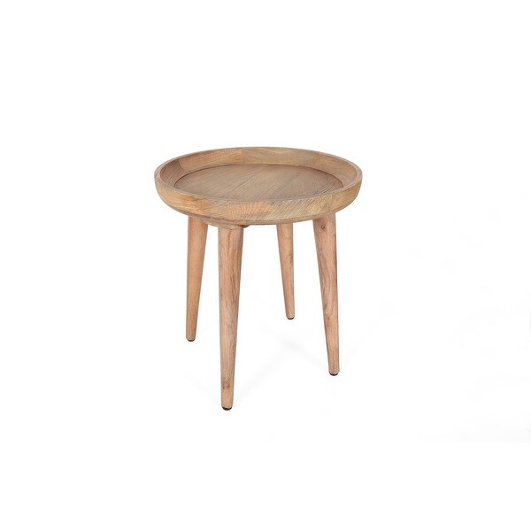 Nyore Tray Round End Table - 19.29