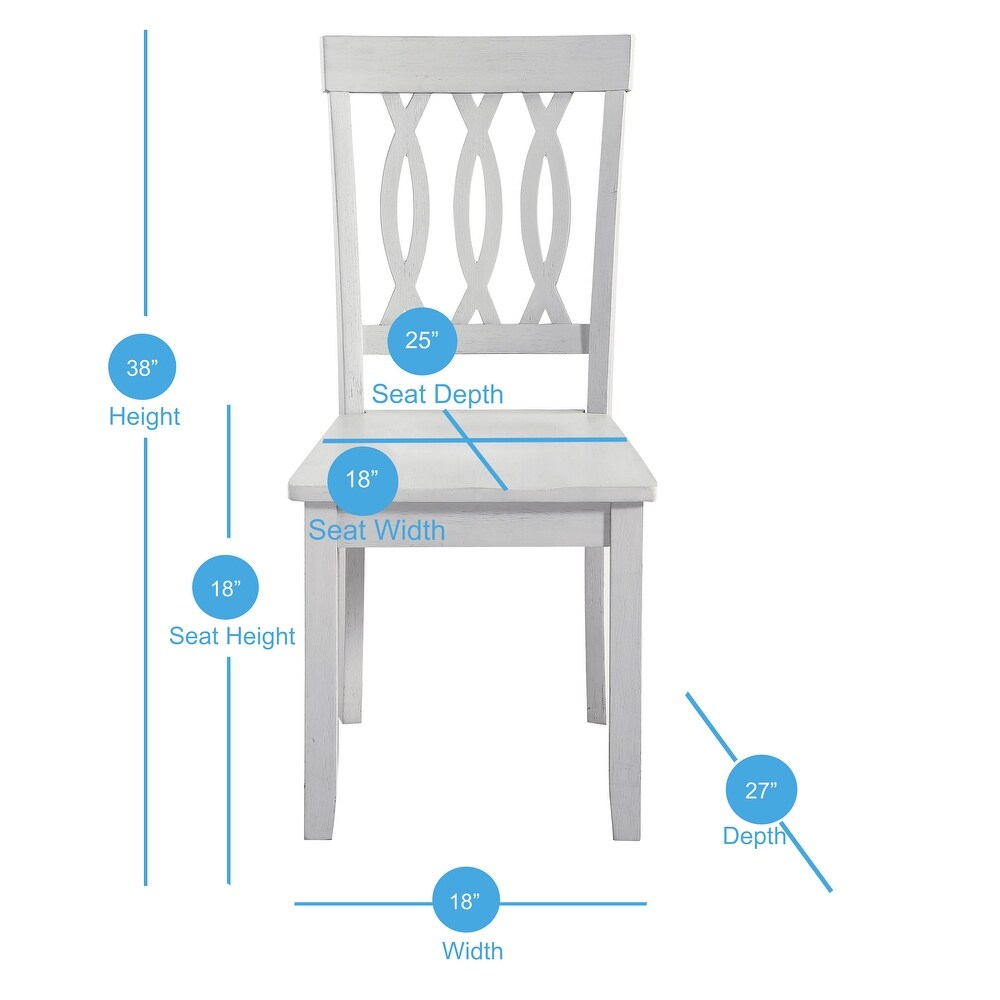 Porch   Den Nella White Side Chair (Set of 2)