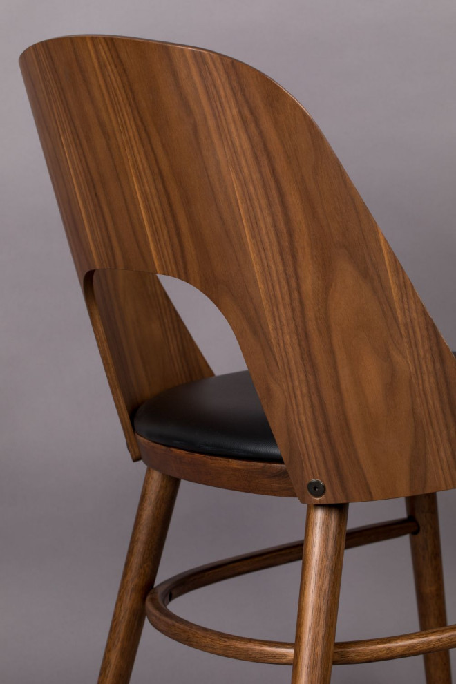 Mid Modern Wooden Dining Chairs (2)  Dutchbone Talika   Midcentury   Dining Chairs   by Luxury Furnitures  Houzz