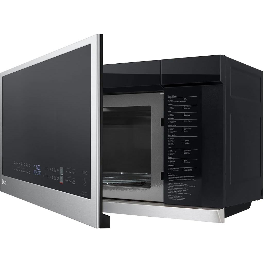 LG 30-inch, 2.1 cu. ft. Wi-Fi Enabled Over-the-Range Microwave Oven with EasyClean? MVEL2137F