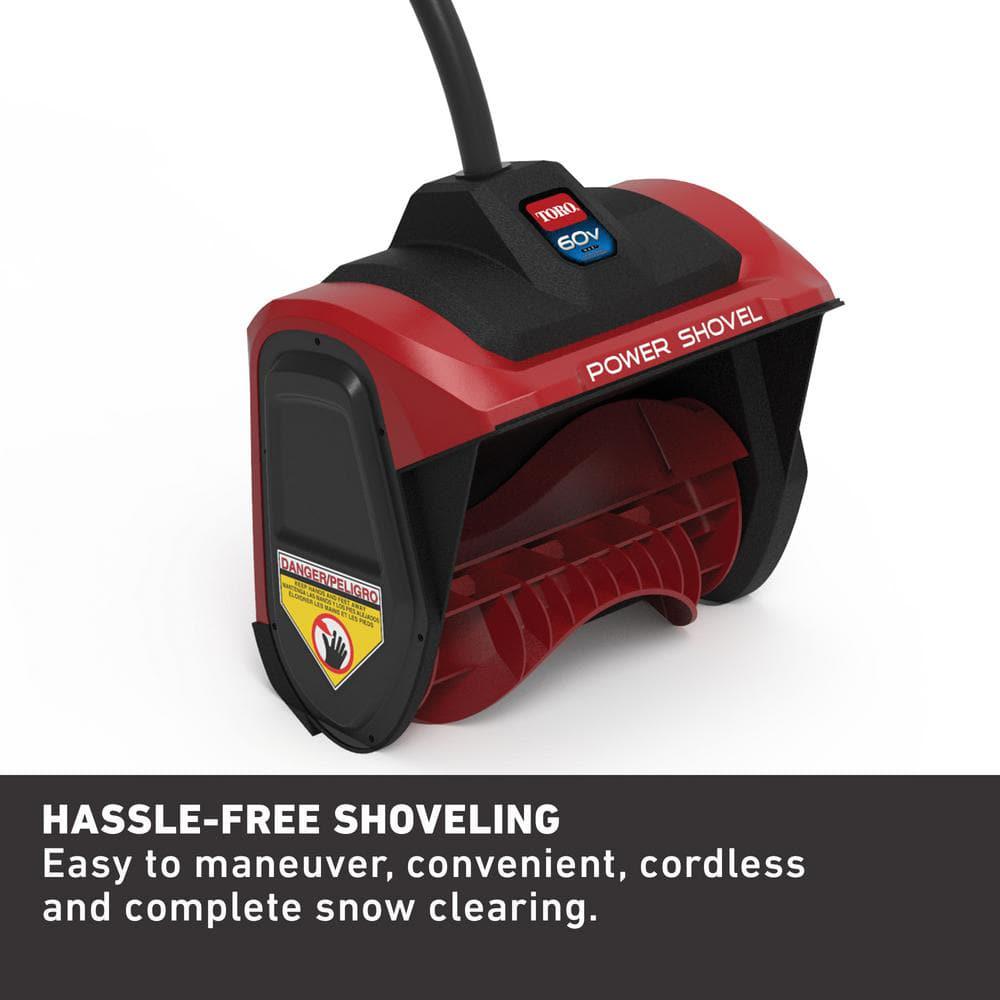 Toro 12 in 60Volt Battery Cordless Electric Snow Shovel