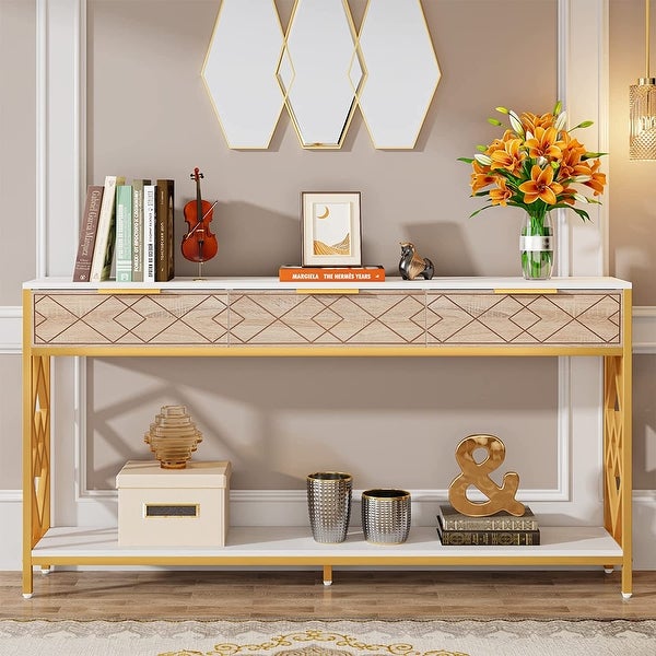 70.9 inch Extra Long Console Table Sofa Table Entryway Table for Living Room