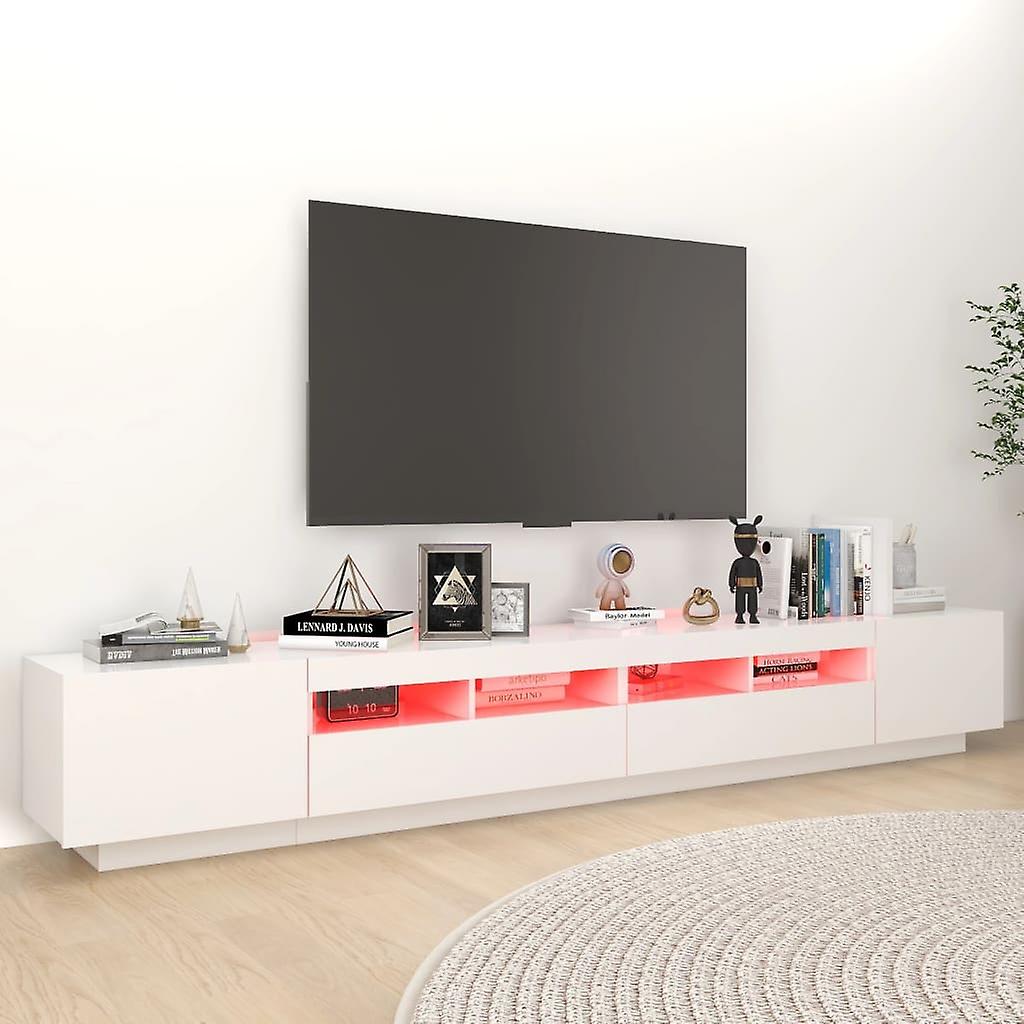 Tv Cabinet High Gloss Black 104x30x52 Cm Engineered Wood