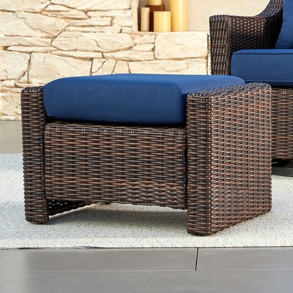 Murphy Outdoor Wicker Patio Furniture Swivel Glider Chair