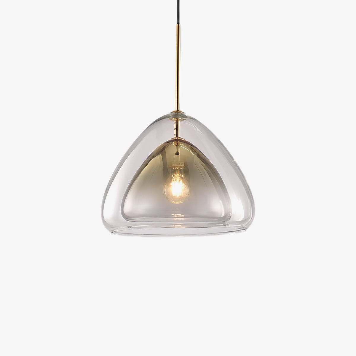 Futuristische Glass Pendant Light