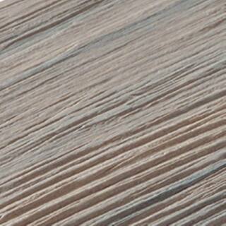 FORTRESS Infinity IS 5.35 in. x 6 in. Grooved Caribbean Coral Grey Composite Deck Board Sample 194106109